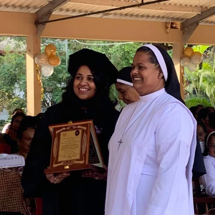 Felicitation of Nilushi Ranaweera