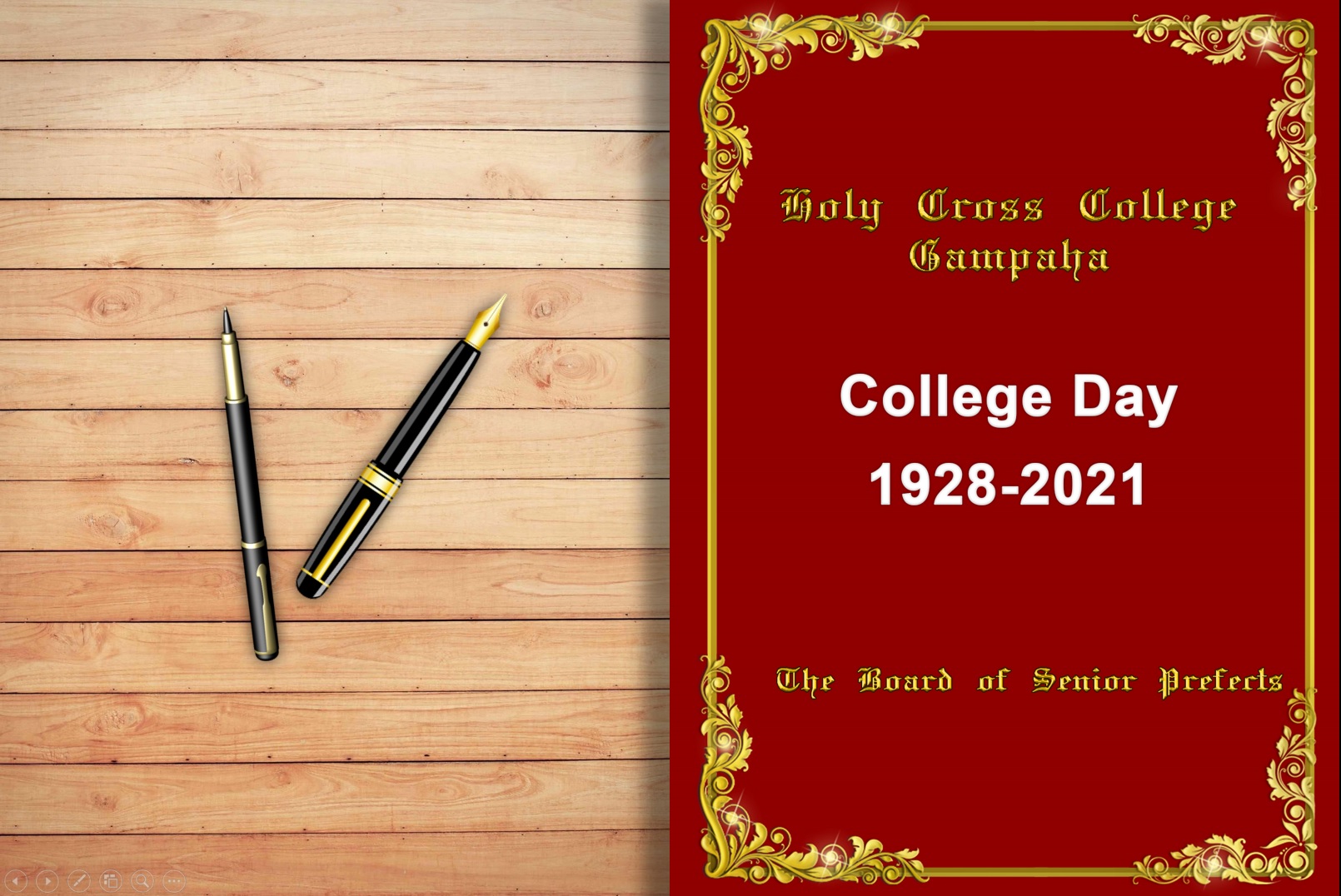 The Board of Senior Prefects of Holy Cross College Gampaha has Prepared a Digital Book for its 93rd Anniversary.