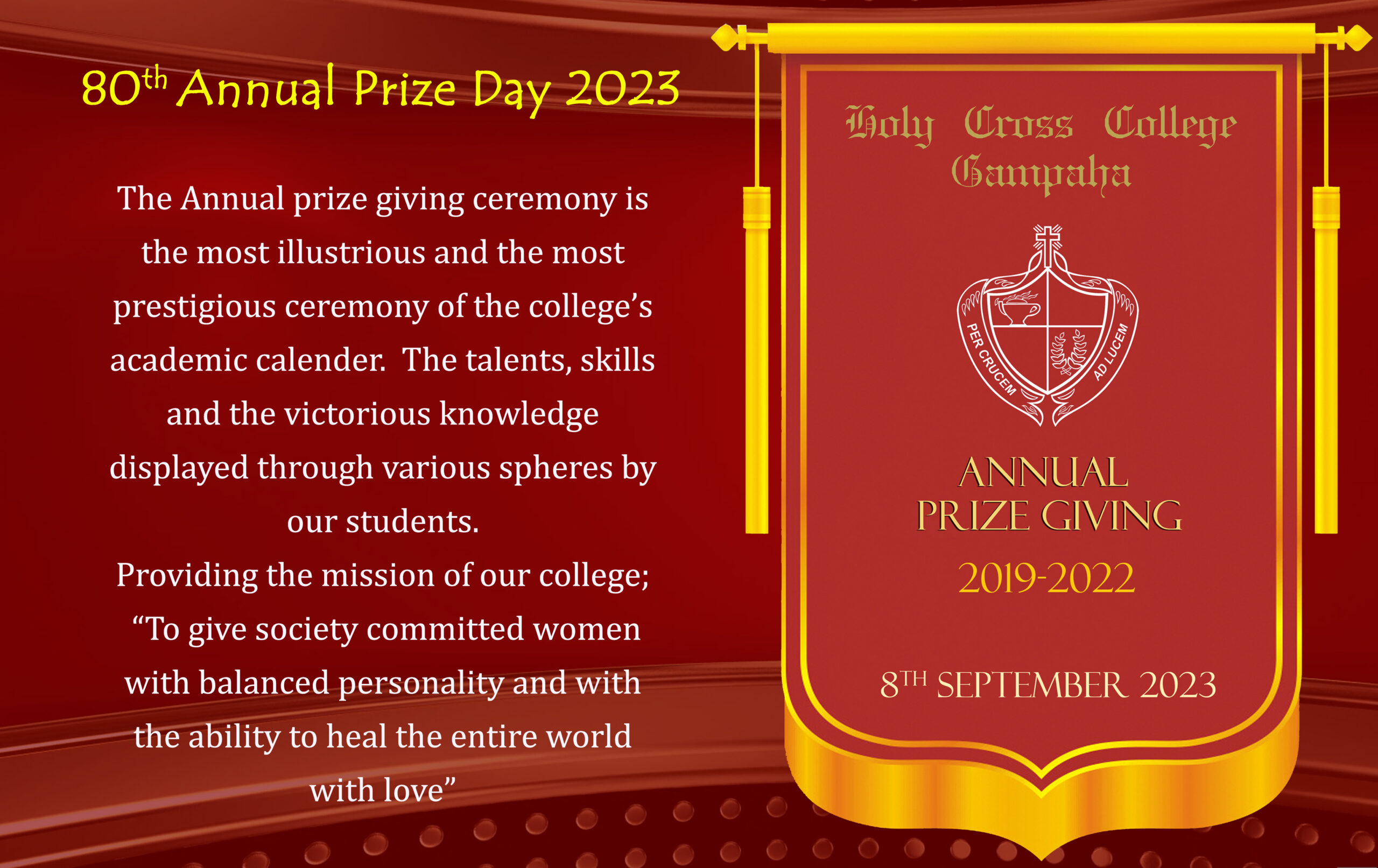 80th Annual Prize Day 2023