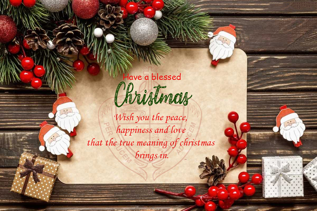 HAVE A BLESSED CHRISTMAS !